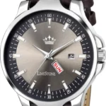 LimeStone Brown PU Analog Men's Watch