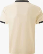 MD By Mathra Dass Men Cotton Blend Regular Fit Printed Polo T Shirt ( Beige ) - Image 2