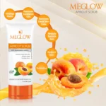 Meglow Skin Care Combo Refreshing Facewash 70g + Apricot Scrub 70g + Aloevera Gel 125g - Image 3