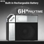 HIFLI Net Embroidered Banarasi saree With Unstitched Blouse Piece ( Pink ) - Image 3