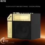 NEUTON PRO KOHINOOR 10 W Bluetooth Speaker Bluetooth v5.0 with USB,SD card Slot,Aux Playback Time 6 hrs Gold - Image 3