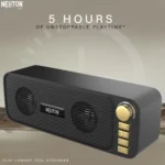 NEUTON PRO SHENSHAH GOLD 40 W Bluetooth Speaker Bluetooth v5.0 with USB,SD card Slot,Aux Playback Time 4 hrs Gold - Image 3