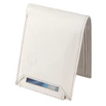 Nice Purse White PU Men's Two Fold Wallet ( Pack of 1 )
