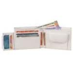 Nice Purse White PU Men's Two Fold Wallet ( Pack of 1 ) - Image 2