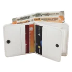 Nice Purse White PU Men's Two Fold Wallet,Regular Wallet ( Pack of 1 ) - Image 2