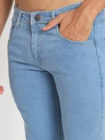 RAGZO Slim Fit Cuffed Hem Men's Jeans - Blue ( Pack of 1 ) - Image 2