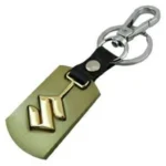 RAVARIYA GRAPHICS Metal Steel Imported Key Chain Key Ring car Logo for Maruti Suzuki S Cross Gold Metal Steel Imported Key Chain Key Ring car Logo for Maruti Suzuki S Cross Gold