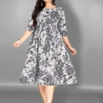 RIAANA Grey Cotton Maternity Tops