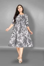 RIAANA Grey Cotton Maternity Tops