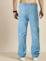 RIG BONE Solid Men's Jeans - Light Blue ( Pack of 1 ) - Image 4