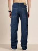 RIG BONE Solid Men's Jeans - Dark Blue ( Pack of 1 ) - Image 4