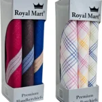Royal Mart - Multi Blended Men's Handkerchief ( Pack of 6 )