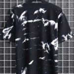 SPAB Men Cotton Blend Regular Fit Printed T-Shirt ( Black )