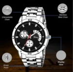 Shivark Silver Metal Analog Men's Watch - Image 2