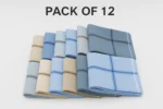 SportZone Multicolor Cotton Men's Handkerchief ( Pack of 12 )