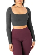 THE BLAZZE Women's Cotton Crop Top ( Bronze )