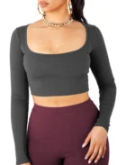 THE BLAZZE Women's Cotton Crop Top ( Bronze ) - Image 3