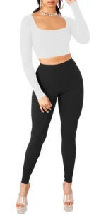 THE BLAZZE Women's Cotton Crop Top ( Off White ) - Image 4