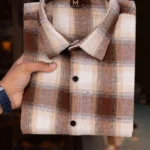 Tanupatu Cotton Blend Regular Fit Checks Full Sleeves Men's Casual Shirt - Cream ( Pack of 1 )