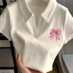 trendy women, Polo T-Shirt, round neck, V neck, summer wear, T-shirt, Top & Tunic, Under 100, Colour T-shirt, party wear top, daily wear top, tunic top women, korean t-shirt, korean top, under 300, Under 200,