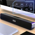 V WORTEX SOUND PLUS 20 W Bluetooth Speaker Bluetooth v5.0 with USB,SD card Slot,Aux Playback Time 5 hrs Black