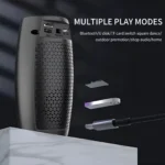 VEhop 1202 RGb 10 W Bluetooth Speaker Bluetooth v5.0 with USB,SD card Slot,Aux Playback Time 6 hrs Black - Image 2