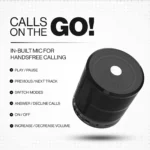 VEhop Mini 5 W Bluetooth Speaker Bluetooth V 5.1 with USB,SD card Slot,Call function Playback Time 5 hrs Assorted - Image 5