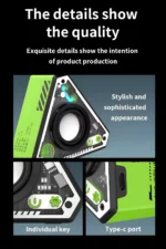 VEhop V2 TRANSPARENT TWS 5 W Bluetooth Speaker Bluetooth V 5.3 with TWS feature,Call function Playback Time 5 hrs Green - Image 3