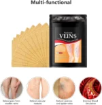 Varicose Veins Patches Dredge Vein Smoothing Varicose Veins Reduce Swelling Relieve Pain Instant Relief From Muscular Pain Improve Blood Circulation Skin Friendly - Image 3