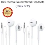 XYBEL WRD-EPH-WHITE-2NOS 3.5 mm Wired Earphone In Ear Powerfull Bass White