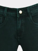 plounge Slim Fit Clean Look Men's Jeans - Green ( Pack of 1 ) - Image 3